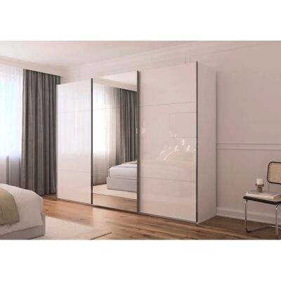 rauch ORANGE - CONTIDO - Alpinweiß - Kristallweiß Glas - Wardrobe rauch ORANGE - CONTIDO - Alpinweiß - Kristallweiß Glas - Wardrobe