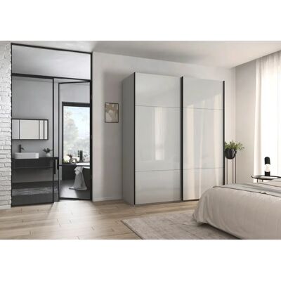 rauch ORANGE – MÖBEL CONTIDO Kleiderschrank Seidengrau 181x223x68 rauch ORANGE – MÖBEL CONTIDO Kleiderschrank Seidengrau 181x223x68