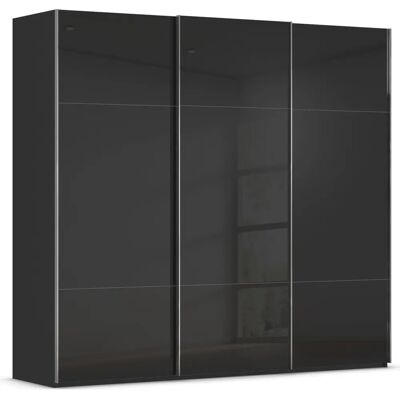rauch ORANGE - CONTIDO - Schwarzglas - Kleiderschrank mit Schiebetüren rauch ORANGE - CONTIDO - Schwarzglas - Kleiderschrank mit Schiebetüren