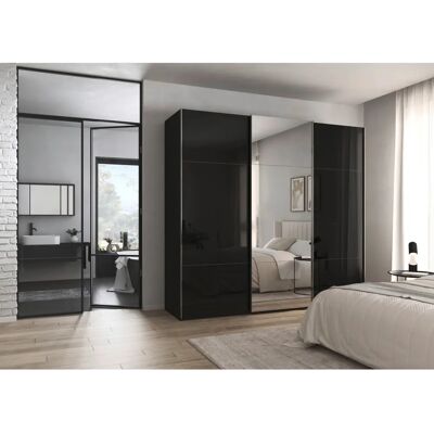 rauch ORANGE - CONTIDO - Schwarzglas - Wardrobe rauch ORANGE - CONTIDO - Schwarzglas - Wardrobe