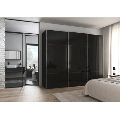 rauch ORANGE - CONTIDO - Schwarz Glas - Wardrobe rauch ORANGE - CONTIDO - Schwarz Glas - Wardrobe