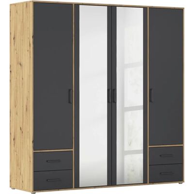 rauch BLUE - Voyager - Graumetallic - Kleiderschrank rauch BLUE - Voyager - Graumetallic - Kleiderschrank