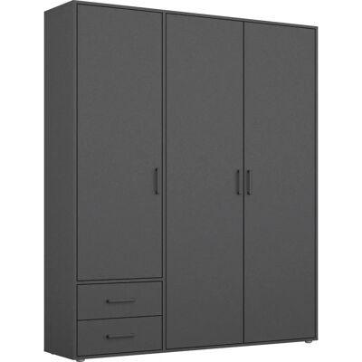 RAUCH - VOYAGER - Graumetallic - 140x194x53 - Wardrobe RAUCH - VOYAGER - Graumetallic - 140x194x53 - Wardrobe