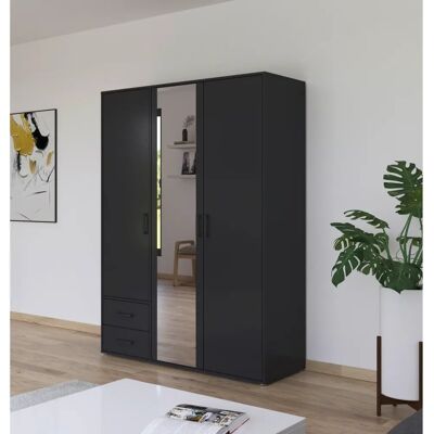 rauch BLUE - Voyager - Graumetallic - 140x194x53 - Drehtürenschrank rauch BLUE - Voyager - Graumetallic - 140x194x53 - Drehtürenschrank