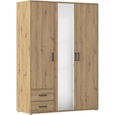 RAUCH - Voyager - Eiche Artisan - Graumetallische Griffe - Wardrobe RAUCH - Voyager - Eiche Artisan - Graumetallische Griffe - Wardrobe