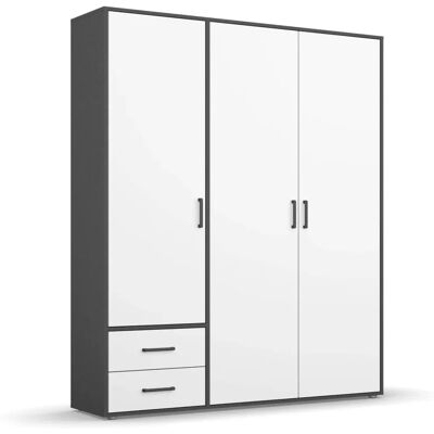 rauch BLUE - Kleiderschrank VOYAGER - Graumetallic rauch BLUE - Kleiderschrank VOYAGER - Graumetallic