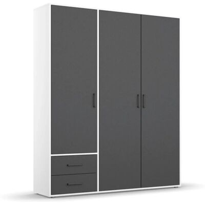 Rauch - VOYAGER - Alpinweiß/Graumetallic - Kleiderschrank Rauch - VOYAGER - Alpinweiß/Graumetallic - Kleiderschrank