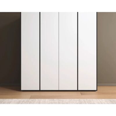 rauch BLUE - Nabila - Graumetallic - 4-Türen - Kleiderschrank rauch BLUE - Nabila - Graumetallic - 4-Türen - Kleiderschrank