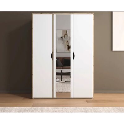 RAUCH - NARAI - Alpinweiß - 140x194x53 cm - Drehtürenschrank RAUCH - NARAI - Alpinweiß - 140x194x53 cm - Drehtürenschrank