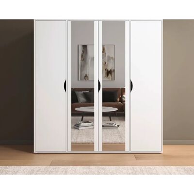 Rauch - Narai - Alpinweiß - 4-Türen Wardrobe Rauch - Narai - Alpinweiß - 4-Türen Wardrobe