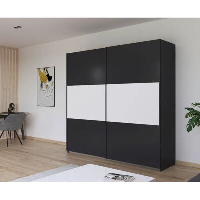 rauch BLUE - NEO - Graumetallic - 210 cm Kleiderschrank rauch BLUE - NEO - Graumetallic - 210 cm Kleiderschrank