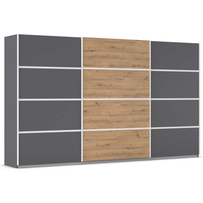 Rauch OTTO's Choice - Grau/Graumetallic - 360cm - Kleiderschrank Rauch OTTO's Choice - Grau/Graumetallic - 360cm - Kleiderschrank