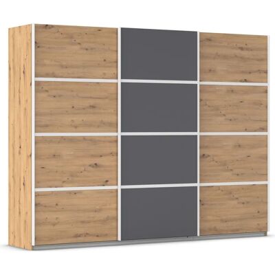 rauch ORANGE OTTO's Choice Garderobe Schrank Avola - Eiche Artisan/Graumetallic - 271x210 cm - Kleiderschrank rauch ORANGE OTTO's Choice Garderobe Schrank Avola - Eiche Artisan/Graumetallic - 271x210 cm - Kleiderschrank