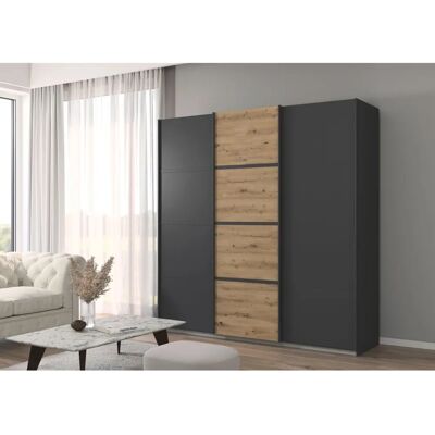 rauch ORANGE OTTO ́s Choice Garderobe - Graumetallic - 203x210 Kleiderschrank rauch ORANGE OTTO ́s Choice Garderobe - Graumetallic - 203x210 Kleiderschrank