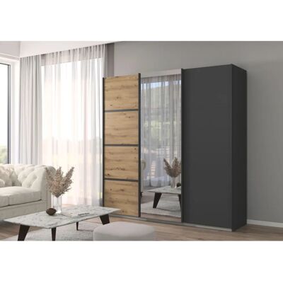 rauch ORANGE - Avola - Graumetallic - Artisan Oak - Wardrobe rauch ORANGE - Avola - Graumetallic - Artisan Oak - Wardrobe