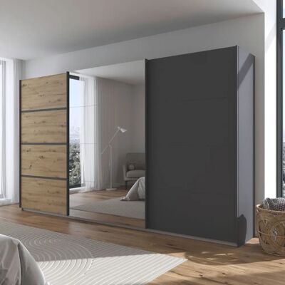 rauch ORANGE Möbel OTTO's Choice Graumetallic 360 cm Schwebetüren Kleiderschrank Wardrobe rauch ORANGE Möbel OTTO's Choice Graumetallic 360 cm Schwebetüren Kleiderschrank Wardrobe