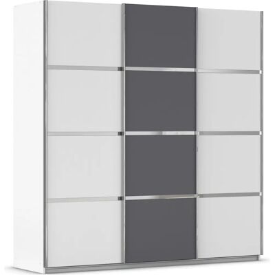 rauch ORANGE - OTTO'S Choice Garderobe - Alpinweiß/Graumetallic - 203x210x62 cm - Wardrobe rauch ORANGE - OTTO'S Choice Garderobe - Alpinweiß/Graumetallic - 203x210x62 cm - Wardrobe