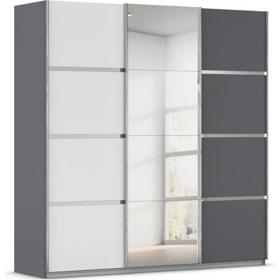 rauch ORANGE – MÖBEL - OTTO ́s Choice - Graumetallic/Alpinweiß - 203 cm - 210 cm - Schwebetürenschrank rauch ORANGE – MÖBEL - OTTO ́s Choice - Graumetallic/Alpinweiß - 203 cm - 210 cm - Schwebetürenschrank