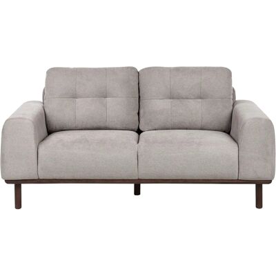 BELIANI Sofá Modern Gris Claro 2 Plazas - Sofá BELIANI Sofá Modern Gris Claro 2 Plazas - Sofá