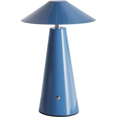 Lámpara de mesa inalámbrica azul Beliani Apayao - Moderna y minimalista Lámpara de mesa inalámbrica azul Beliani Apayao - Moderna y minimalista