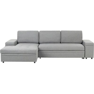 Sofá esquina gris de Beliani Hrisey - Sofá cama Sofá esquina gris de Beliani Hrisey - Sofá cama