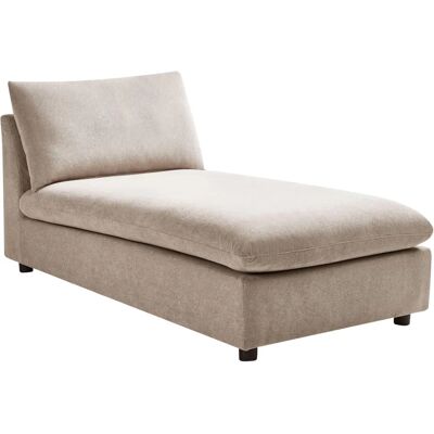 Beliani Vizille Canapé Longue Polyester Gris Moderne - Publicité Beliani Vizille Canapé Longue Polyester Gris Moderne - Publicité