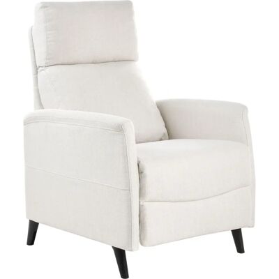 Beliani Selvik Valkoinen Recliner - Rentoutustuoli Beliani Selvik Valkoinen Recliner - Rentoutustuoli