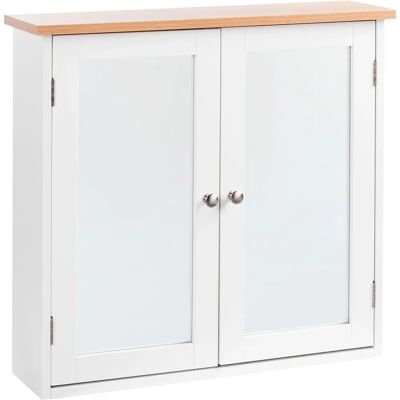 Armoire avec miroir Beliani - Miroir mural scandinave 65x17x60cm - Publicité Armoire avec miroir Beliani - Miroir mural scandinave 65x17x60cm - Publicité