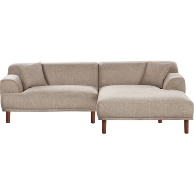 Sofá en forma de L gris de Beliani - Muebles modernos duraderos para sala Sofá en forma de L gris de Beliani - Muebles modernos duraderos para sala