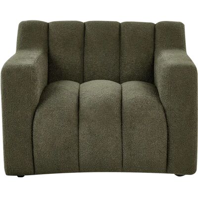 Fauteuil Bouclé Vert Agerup de Beliani - Siège Moderne - Publicité Fauteuil Bouclé Vert Agerup de Beliani - Siège Moderne - Publicité