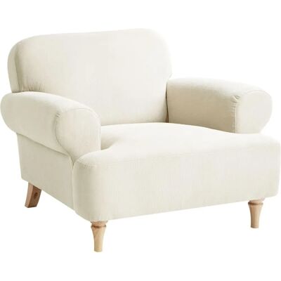 Sillón Retro de Tela Beliani Kiberg - Sillón Sillón Retro de Tela Beliani Kiberg - Sillón