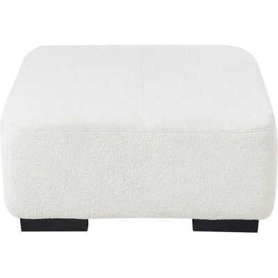 Beliani Lungo Weiß Moderne Ottomane Beliani Lungo Weiß Moderne Ottomane