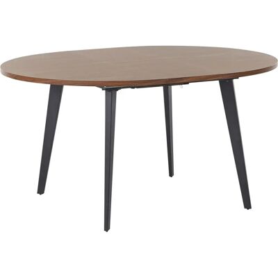 Beliani Table à Manger Ronde Extensible Bovina - Moderne - Publicité Beliani Table à Manger Ronde Extensible Bovina - Moderne - Publicité