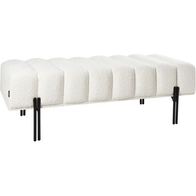 Banquette de Lit Caret Blanc - Style Scandinave - Publicité Banquette de Lit Caret Blanc - Style Scandinave - Publicité