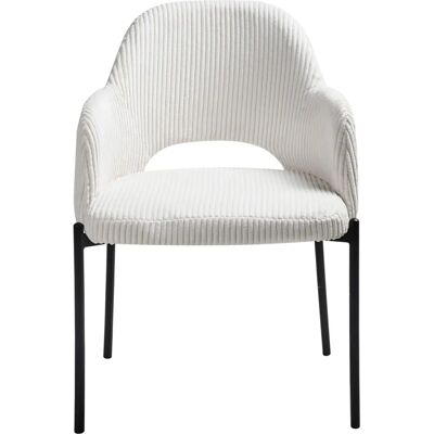 Chaises de salle à manger rétro en velours blanc Beliani - Chaises de salle à manger - Publicité Chaises de salle à manger rétro en velours blanc Beliani - Chaises de salle à manger - Publicité