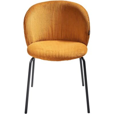 Beliani Miles Orange Retro Esszimmerstuhl Beliani Miles Orange Retro Esszimmerstuhl