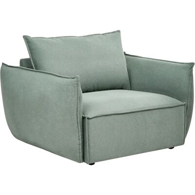 Fauteuil Moderne Kunes de Beliani à Siège Profond - Vert Clair - Publicité Fauteuil Moderne Kunes de Beliani à Siège Profond - Vert Clair - Publicité