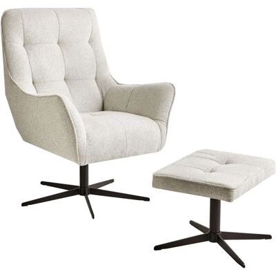 Sillón Beliani con Tapizado de Terciopelo y Patas de Metal - Estilo Retro Sillón Beliani con Tapizado de Terciopelo y Patas de Metal - Estilo Retro