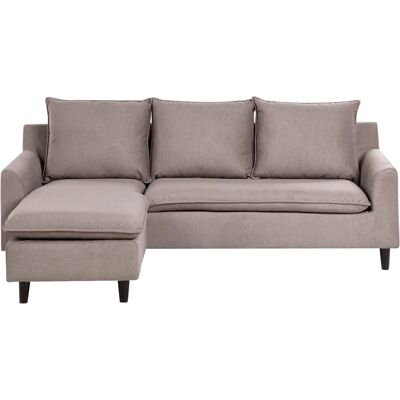 Beliani Kulmasohva Beige - Elvenes Beliani Kulmasohva Beige - Elvenes