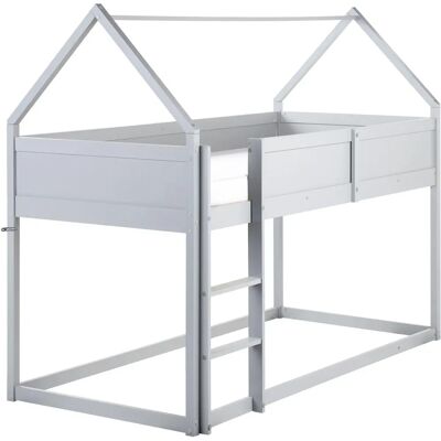 Lit Mezzanine pour Enfants Beliani - Style Scandinave, Gris, 90x200cm - Publicité Lit Mezzanine pour Enfants Beliani - Style Scandinave, Gris, 90x200cm - Publicité
