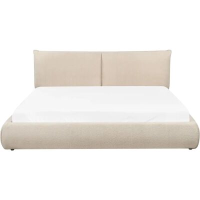 Moderni beige Vinay verhoiltu sänky - Sänky Moderni beige Vinay verhoiltu sänky - Sänky