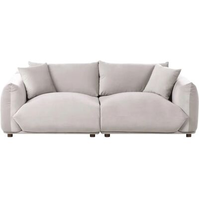 Sofá de Terciopelo Beliani Luvos de 3 Plazas - Muebles para Salón Sofá de Terciopelo Beliani Luvos de 3 Plazas - Muebles para Salón