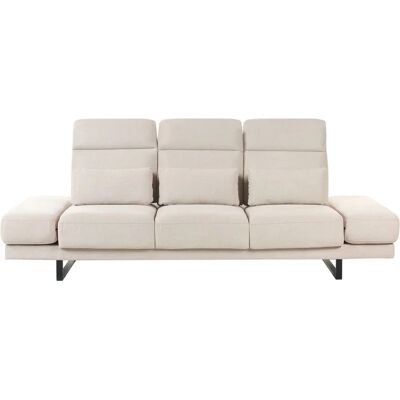 Sofá Modern Beige Ikast de 3 Plazas de Beliani Sofá Modern Beige Ikast de 3 Plazas de Beliani