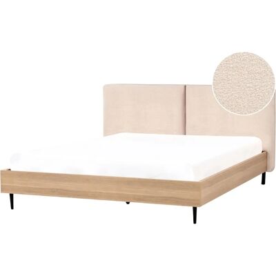 Beliani Limanton Beige Modernis Säng - 180x200 cm Beliani Limanton Beige Modernis Säng - 180x200 cm