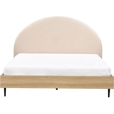Beliani Millay Beige Moderni Sänky - Sänky Beliani Millay Beige Moderni Sänky - Sänky