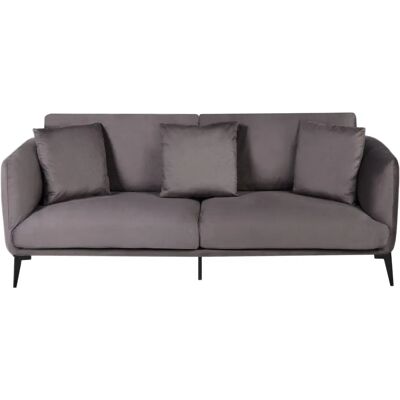 Sofá de Terciopelo Beliani Bodum 3 Plazas - Muebles Modernos para Salón Sofá de Terciopelo Beliani Bodum 3 Plazas - Muebles Modernos para Salón