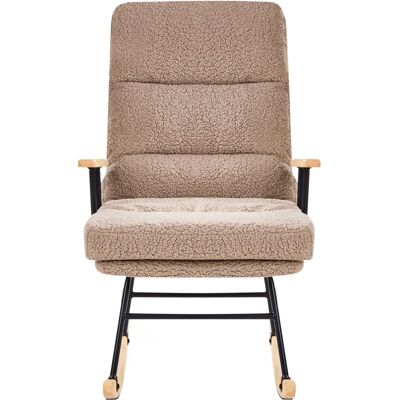 Fauteuil à Reposer Eskelin Beige en Bouclé - Mobilier de Salon - Publicité Fauteuil à Reposer Eskelin Beige en Bouclé - Mobilier de Salon - Publicité