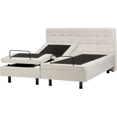 Beliani Duke Säädettävä Sänky - 161x216x102 - Sänky Beliani Duke Säädettävä Sänky - 161x216x102 - Sänky