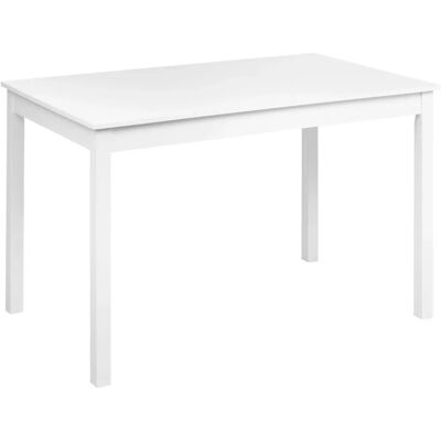 Beliani Modèle: Barlee Table à Manger Scandinave Blanche - Publicité Beliani Modèle: Barlee Table à Manger Scandinave Blanche - Publicité