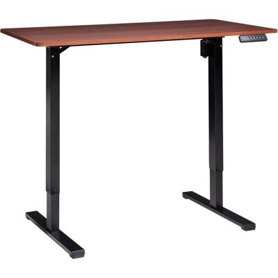 Beliani säädettävä sähköinen seisomapöytä tummanruskea 120x60cm Beliani säädettävä sähköinen seisomapöytä tummanruskea 120x60cm